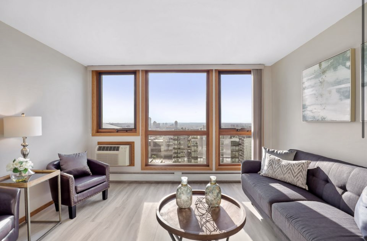 High-rise living room